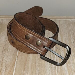 SMITH + ROGUE  M'S LA MANZANA BELT Size 40 Oil Tanned Harness Leather Made USA
